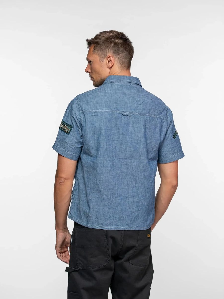 Daytona73 Peyote Chambray Denim Shirt — Medium Blue-DAYTONA73-Industrie