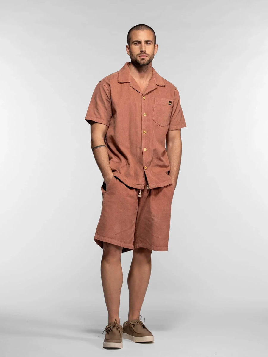 Daytona73 Pantalon Letcher Corduroy — Basalt / Beige / Sienna