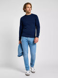 Lee Clean Raglan Sweater — True Navy-LEE-Industrie