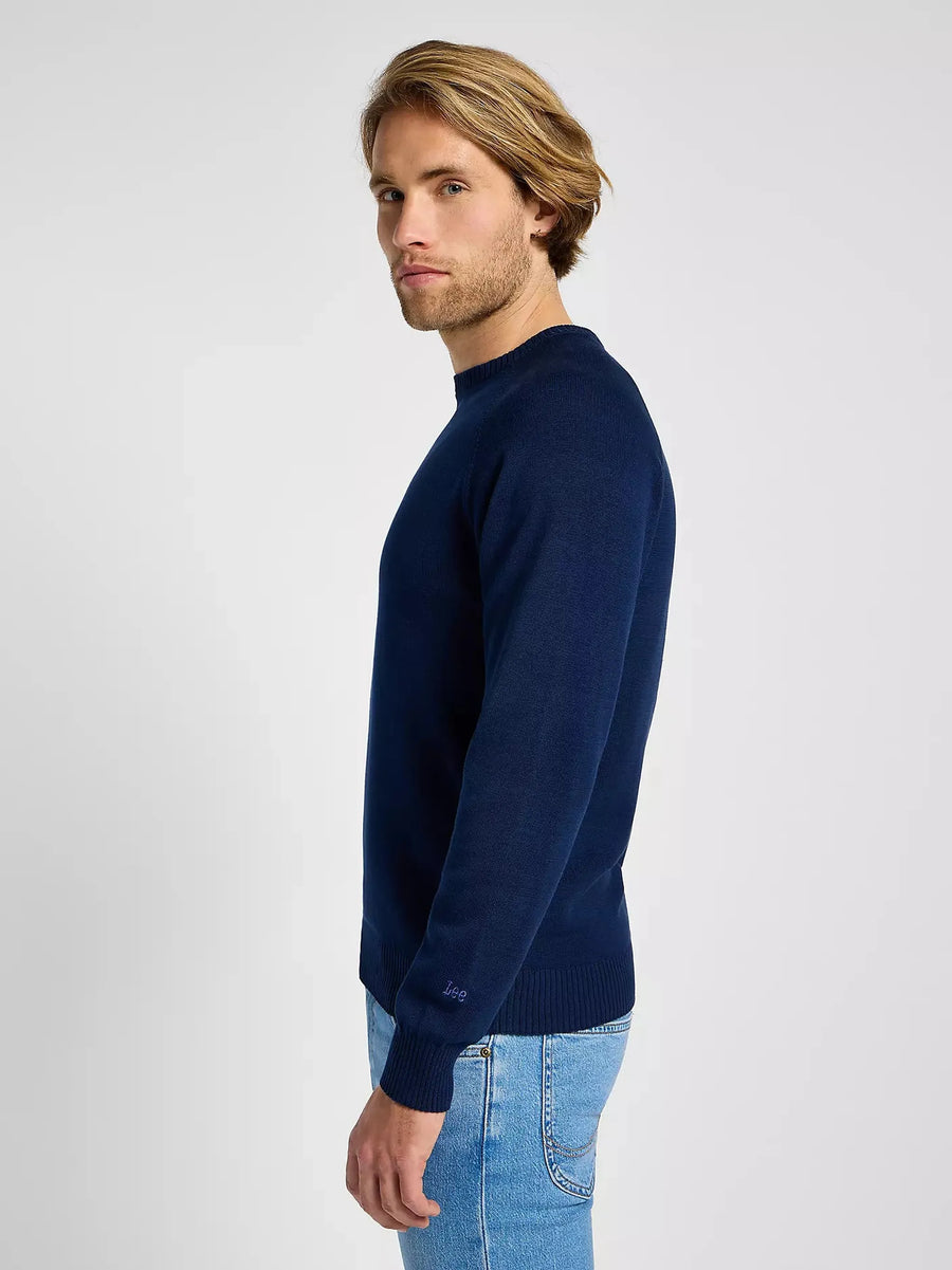 Lee Clean Raglan Sweater — True Navy-LEE-Industrie