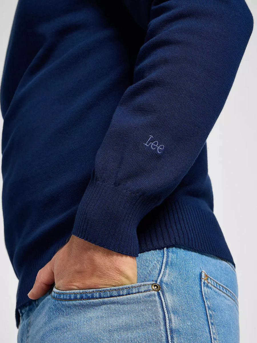 Lee Clean Raglan Sweater — True Navy-LEE-Industrie