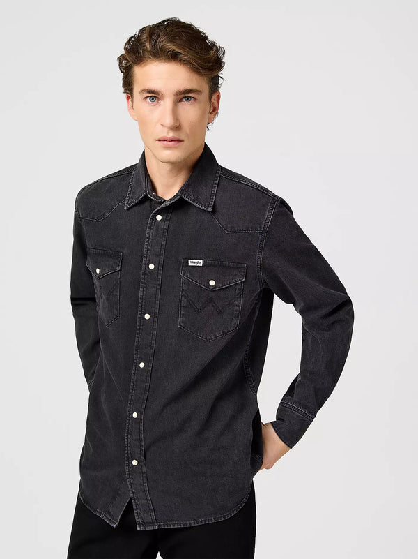 Wrangler Chemise Western — Rinse