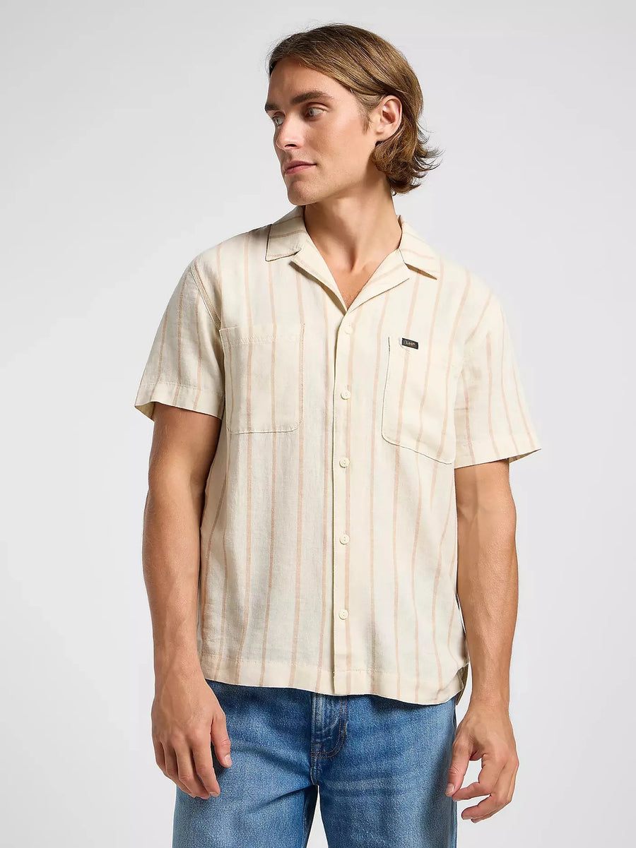 Lee Chemise 2-Pkt Camp Shirt — Soy Bean