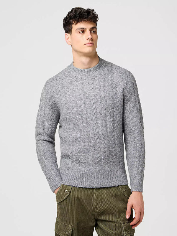 Wrangler Pull Cable Knit Sweater
