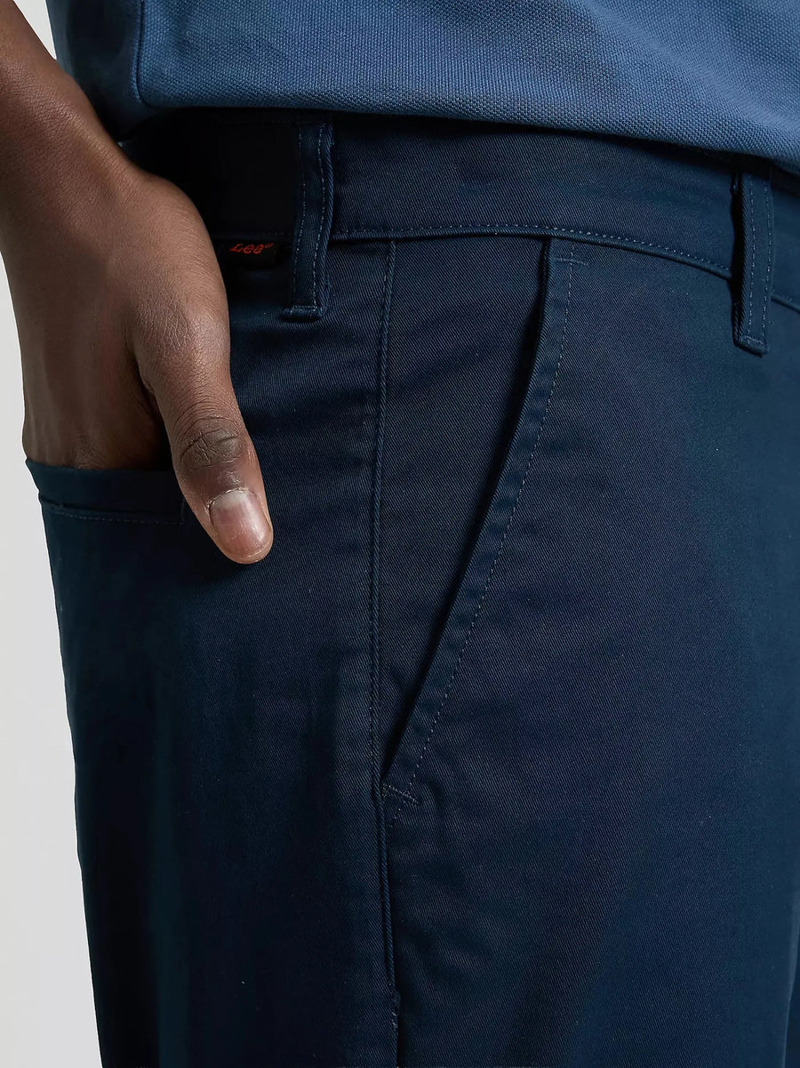 Lee Regular Chino Short — Rivet Navy-LEE-Industrie