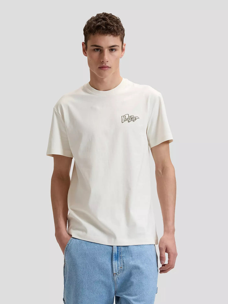 Lee Flag Tee — Natural-LEE-Industrie
