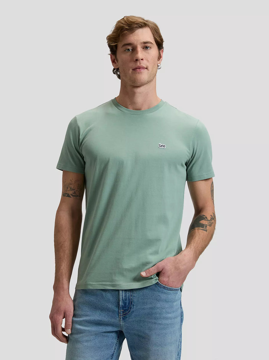 Lee SS Patch Logo Tee — Desert Sage-LEE-Industrie
