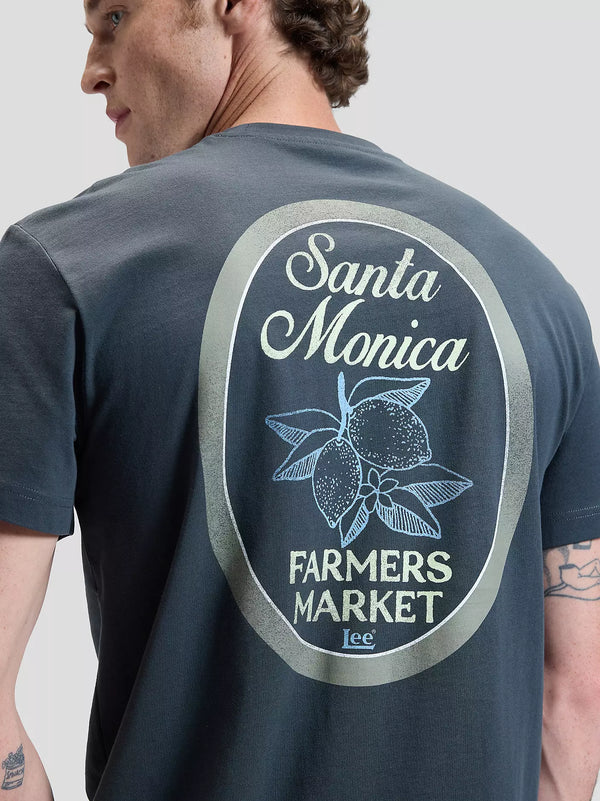 Lee Santa Monica Tee — Washed Black-LEE-Industrie