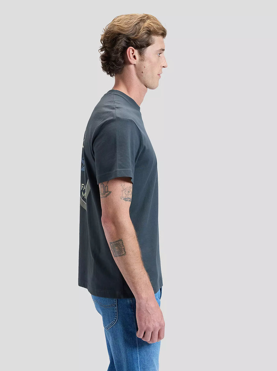 Lee Santa Monica Tee — Washed Black-LEE-Industrie