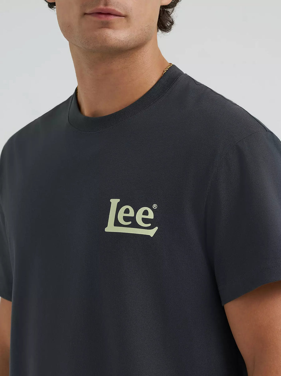 Lee Santa Monica Tee — Washed Black-LEE-Industrie