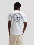 Lee Stamp Tee — Bright White-LEE-Industrie