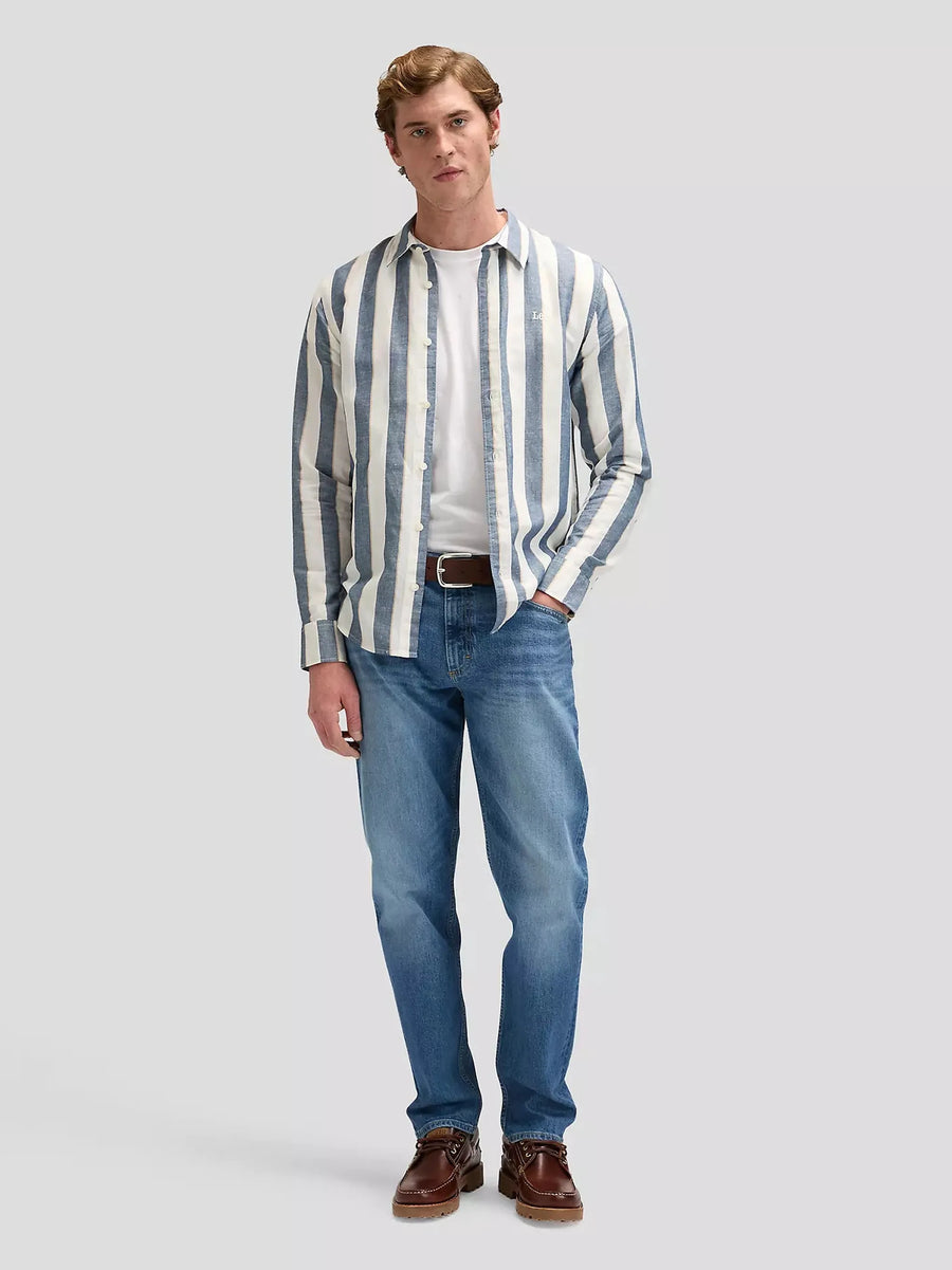 Lee Shirt — Academy Blue Stripe-LEE-Industrie