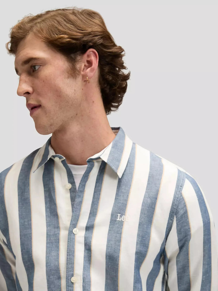 Lee Shirt — Academy Blue Stripe-LEE-Industrie