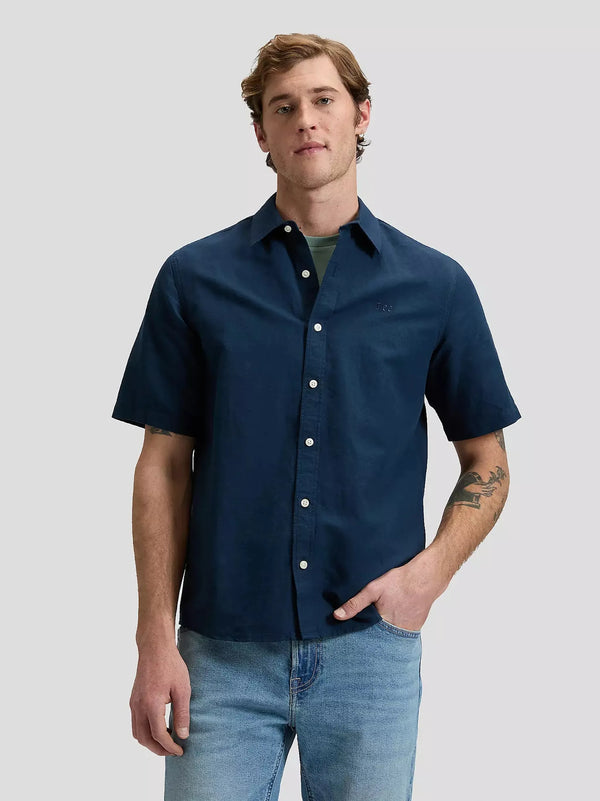 Lee Chemise SS Lee Shirt — Rivet Navy SS26