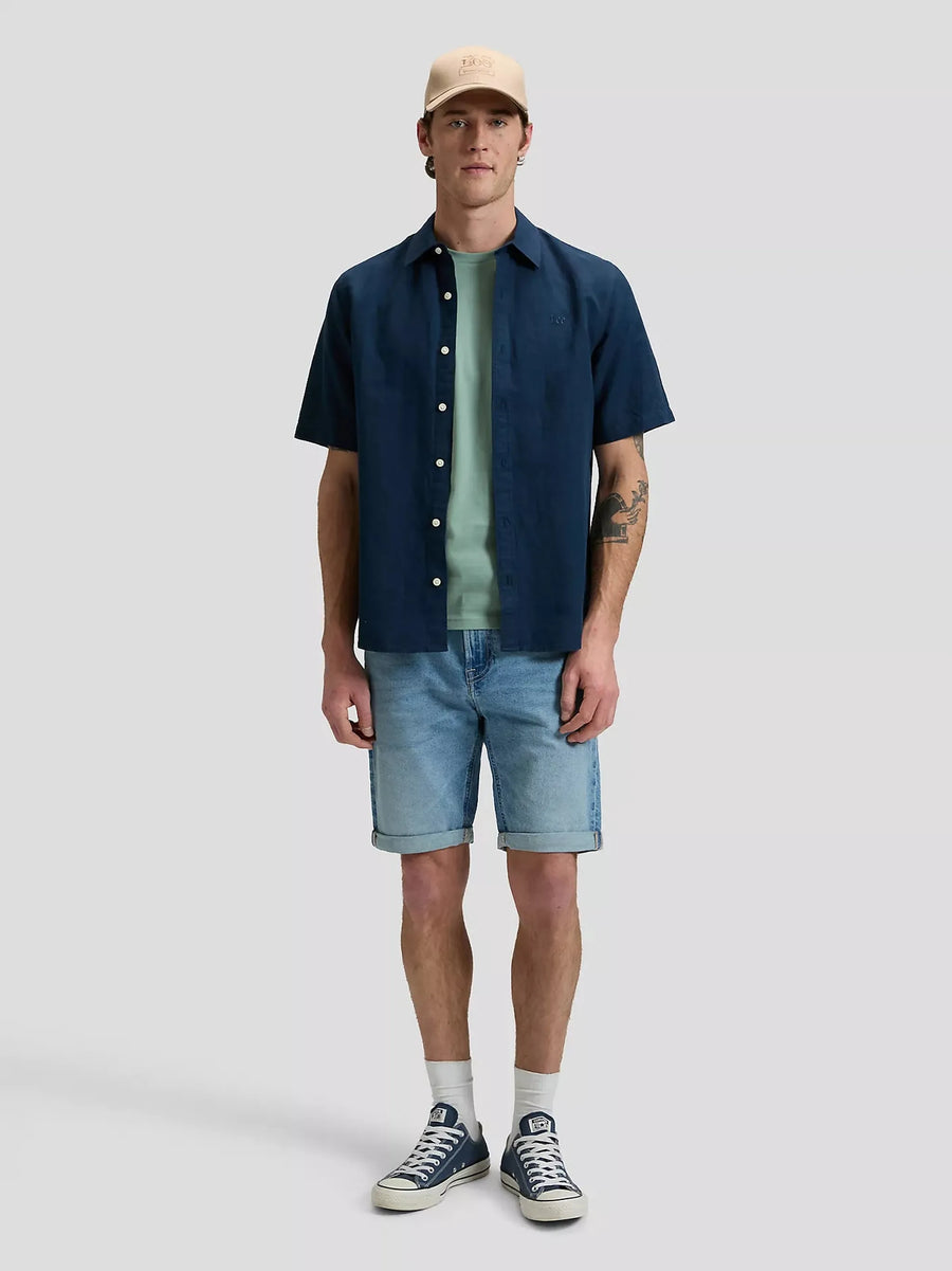 Lee SS Shirt — Rivet Navy-LEE-Industrie