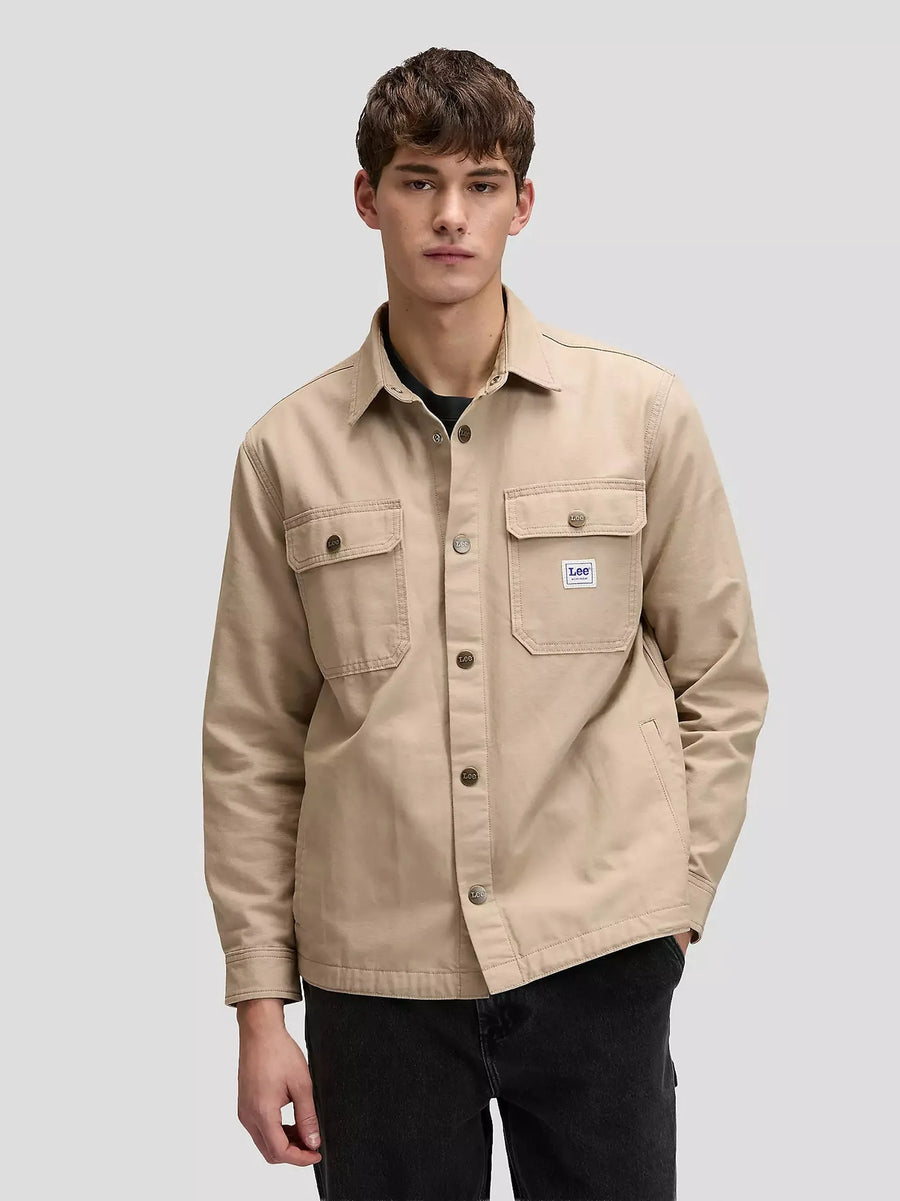 Lee Overshirt Workwear — Perfect Khaki SS26