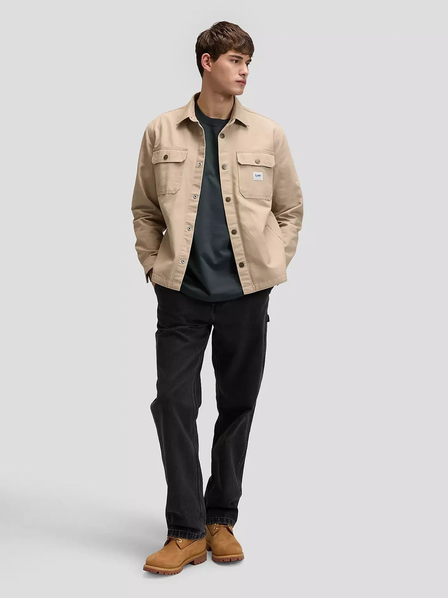 Lee Workwear Overshirt — Perfect Khaki-LEE-Industrie