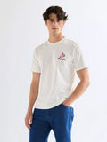 Wrangler T-shirt Embroidery Tee — Worn White