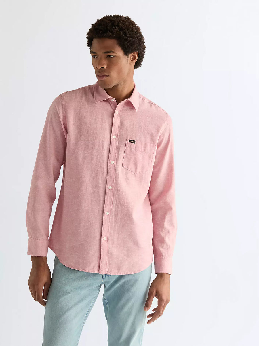 Wrangler Chemise 1-Pocket — Dusty Rose