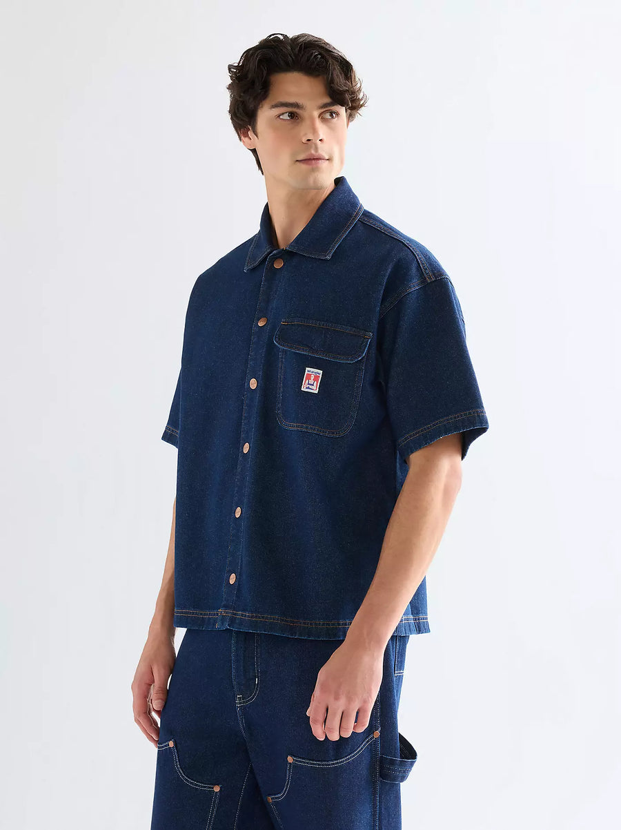 Wrangler Overshirt SS — Rinse