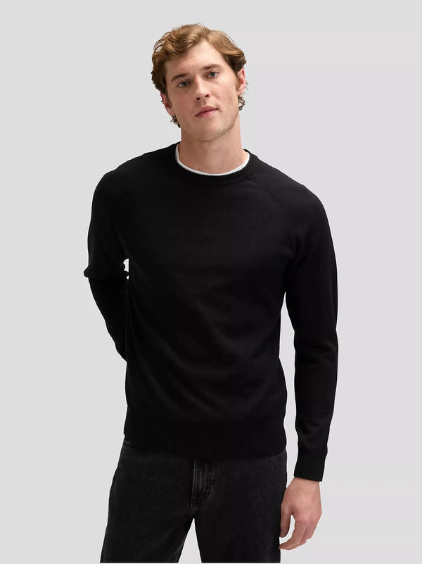 Lee Sweatshirt Clean Raglan — Black SS26