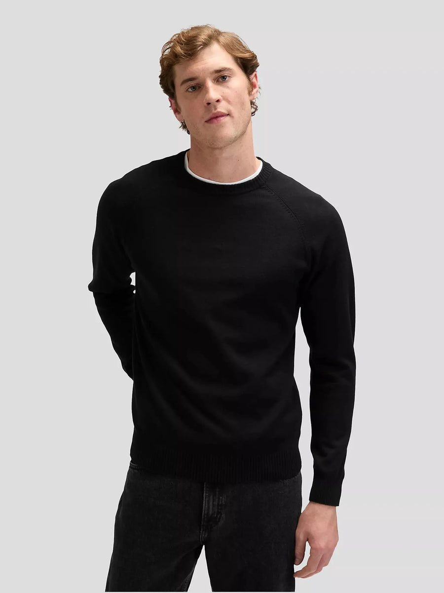 Lee Sweatshirt Clean Raglan — Black SS26
