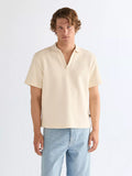 Wrangler Polo SS Sweater — Egret