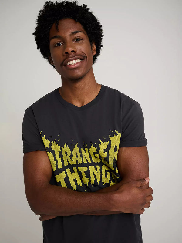 Wrangler T-shirt Stranger Things — Washed