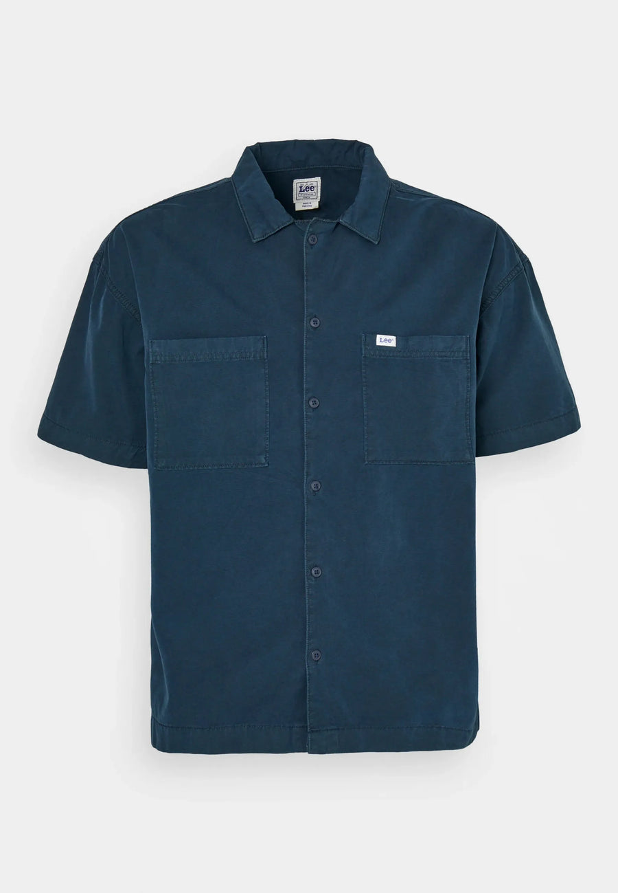 Lee Mechanic Shirt — Rivet Navy-LEE-Industrie