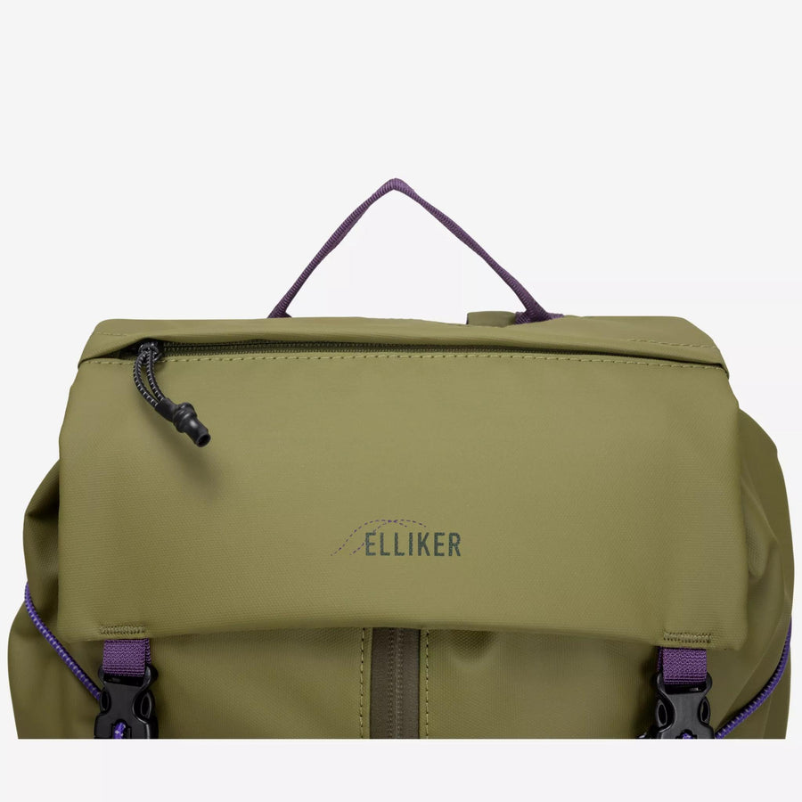 Elliker Cautley Flap Over Backpack 23L — Khaki / Black / Sand Homme-ELLIKER-Industrie