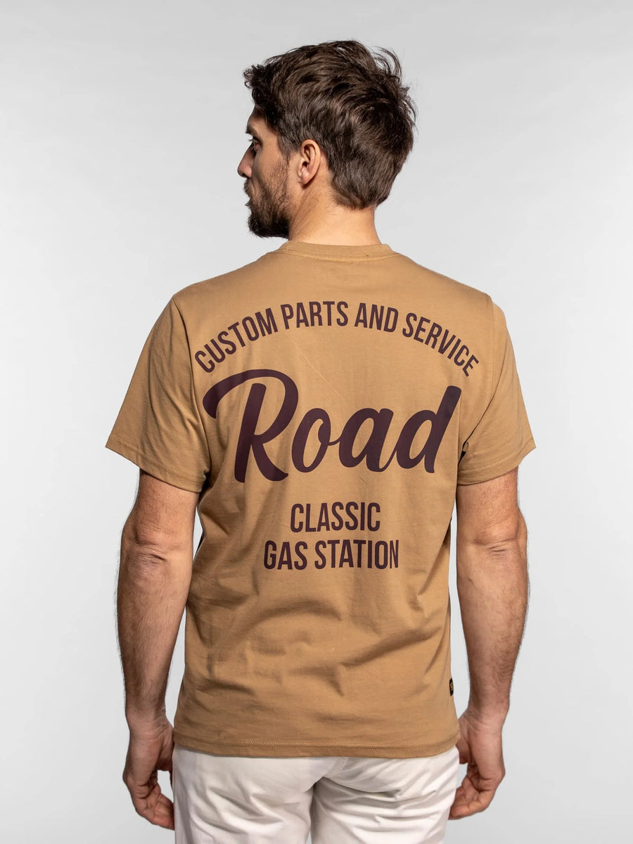 Daytona73 Vernon Combed Cotton 180 T-Shirt — Beige-DAYTONA73-Industrie
