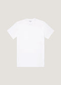 Sunspel T-shirt Heavyweight — White / Putty