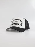 Daytona73 Lorton Twill Cap — White / Navy-DAYTONA73-Industrie