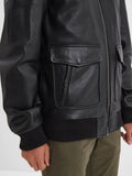 Daytona73 Mirage Fur Cow Air Milled Jacket — Black-DAYTONA73-Industrie