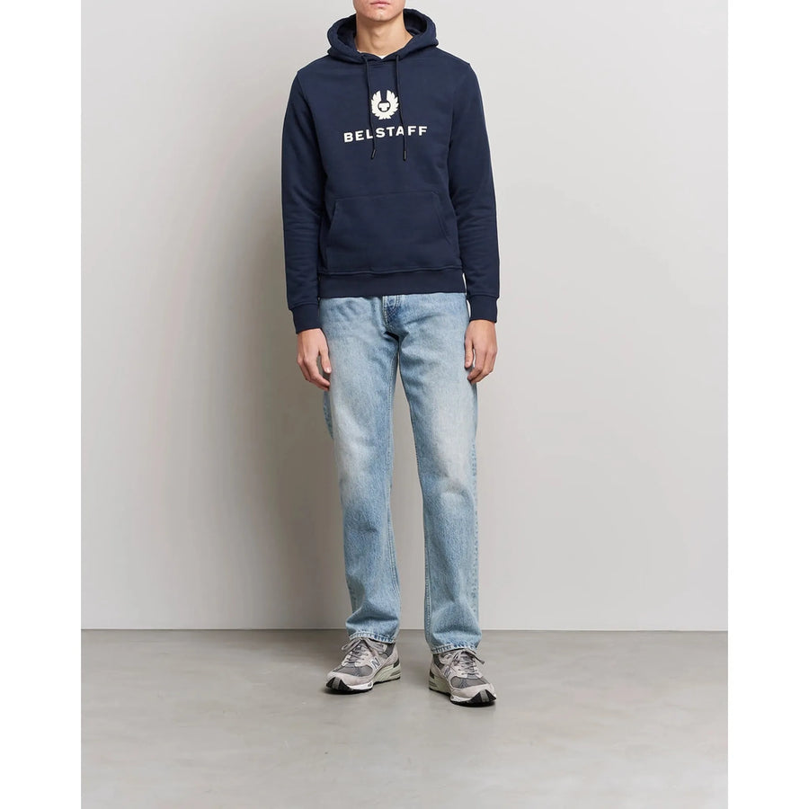 Belstaff Signature Hoodie — Dark Ink