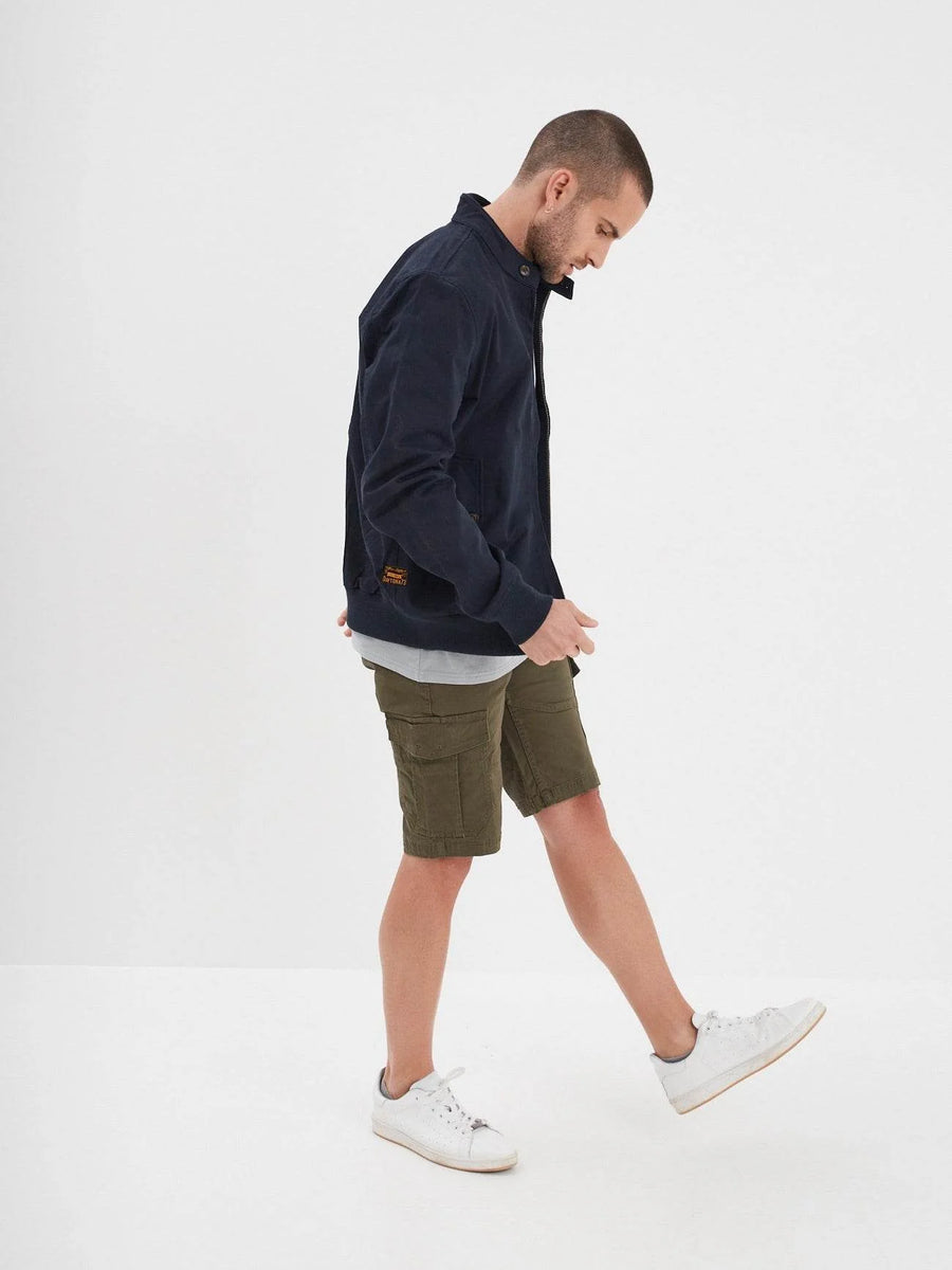 Daytona73 Lennox Broken Twill Jacket — Beige / Navy-DAYTONA73-Industrie