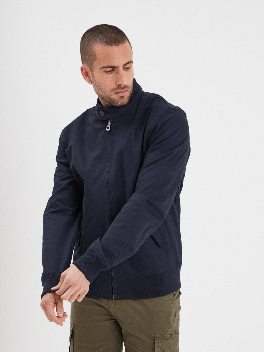 Daytona73 Lennox Broken Twill Jacket — Beige / Navy-DAYTONA73-Industrie