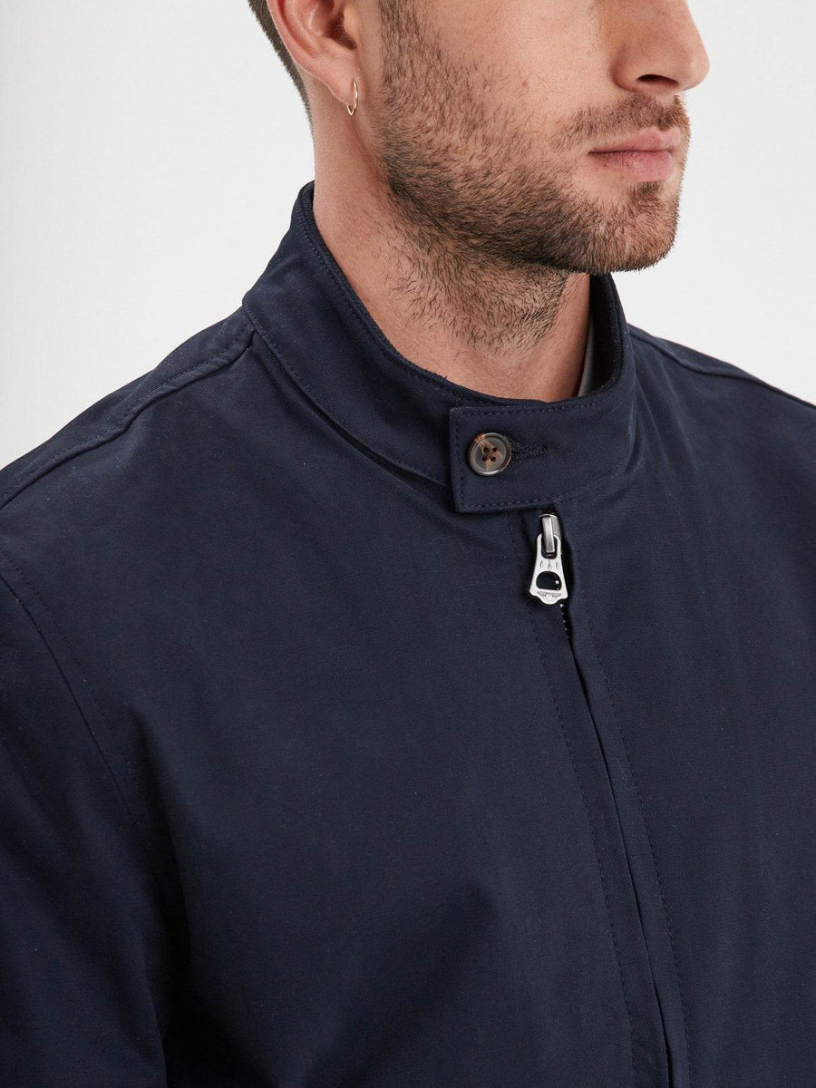 Daytona73 Lennox Broken Twill Jacket — Beige / Navy-DAYTONA73-Industrie