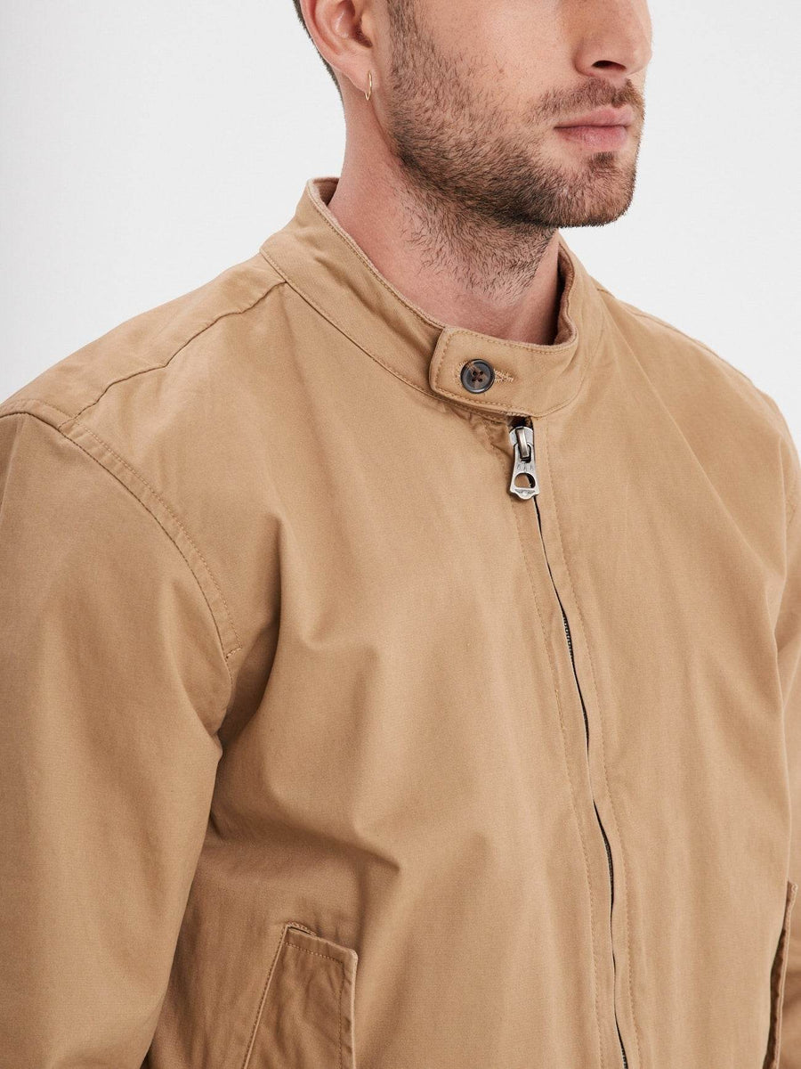 Daytona73 Lennox Broken Twill Jacket — Beige / Navy-DAYTONA73-Industrie