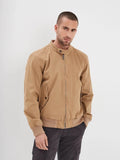 Daytona73 Lennox Broken Twill Jacket — Beige / Navy-DAYTONA73-Industrie
