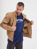 Daytona73 Lennox Broken Twill Jacket — Beige / Navy-DAYTONA73-Industrie