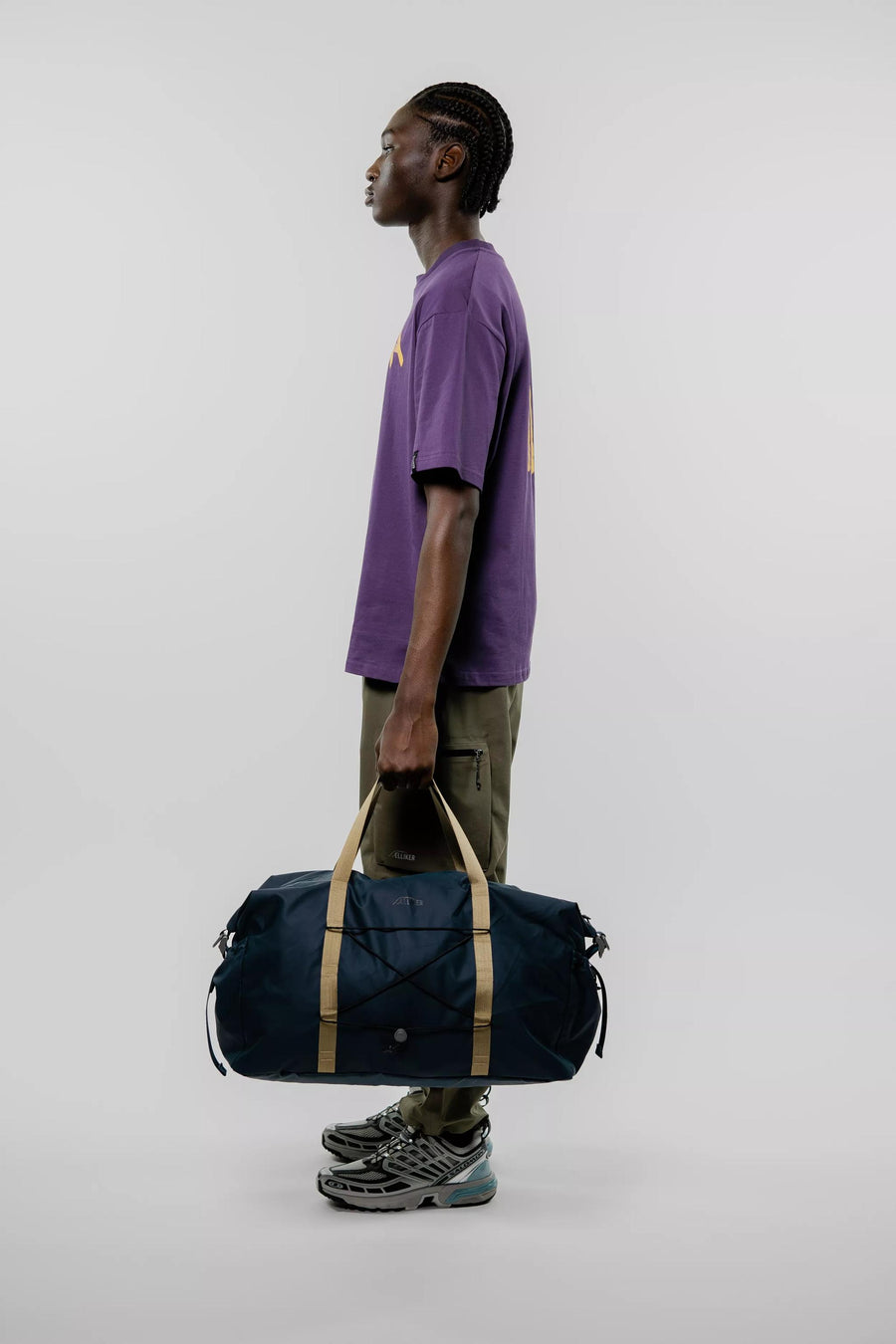 Elliker Arten Holdall M — Navy / Black / Sand Homme-ELLIKER-Industrie