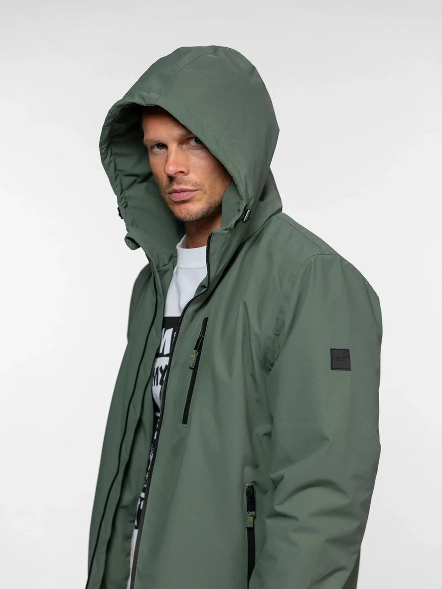 Daytona73 Regson Jacket — Khaki Green / Navy-DAYTONA73-Industrie