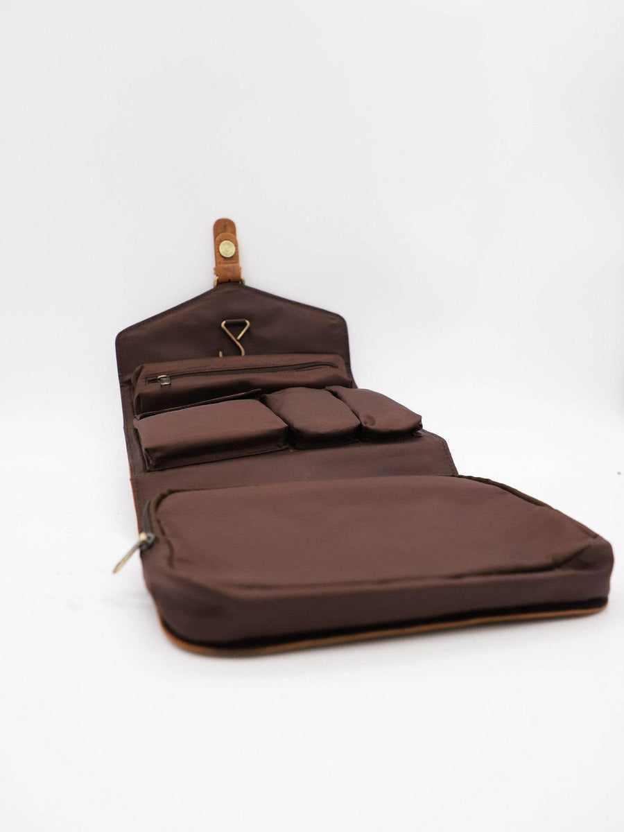 Daytona73 Trousse de Toilettes — MC6 Brun-DAYTONA73-Industrie