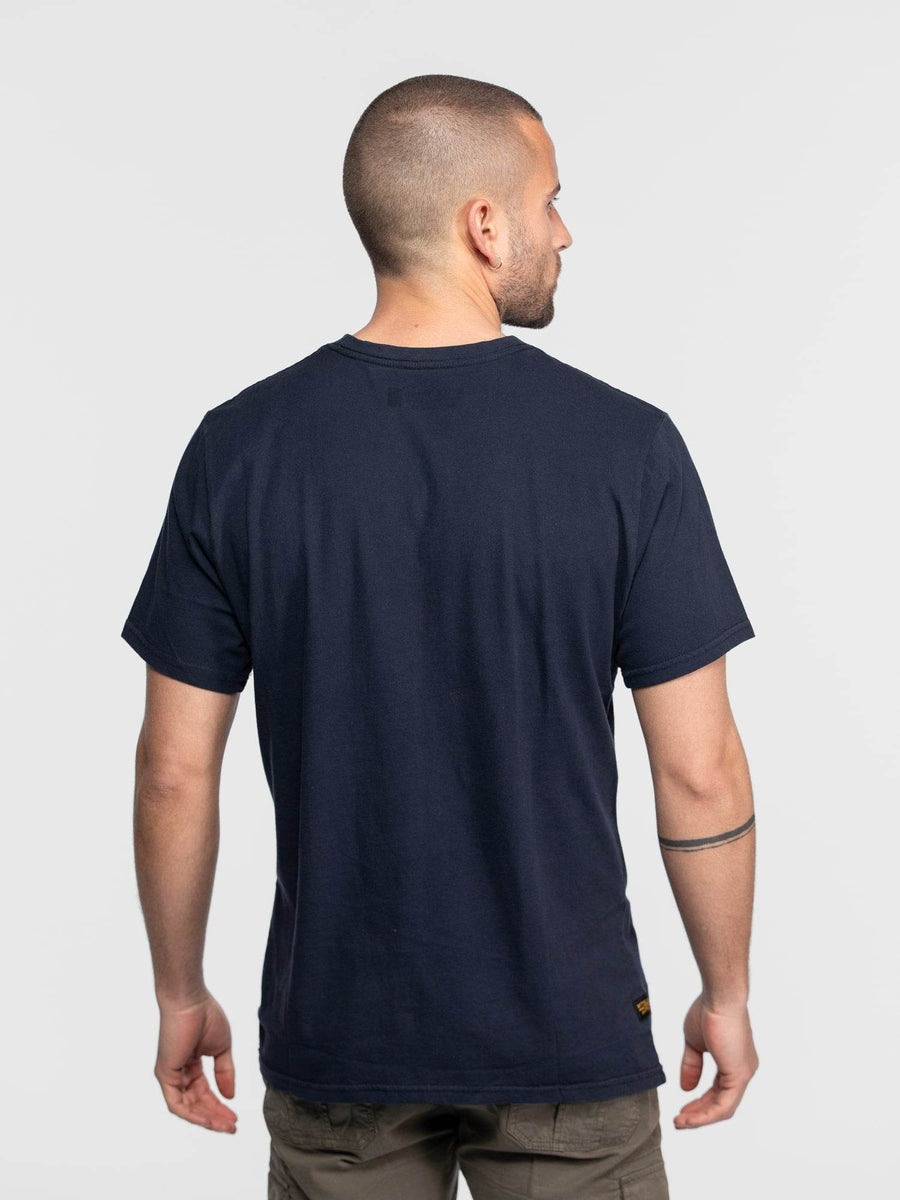 Daytona73 Sherbrooke Combed Cotton T-Shirt — Mint / Navy / White-DAYTONA73-Industrie