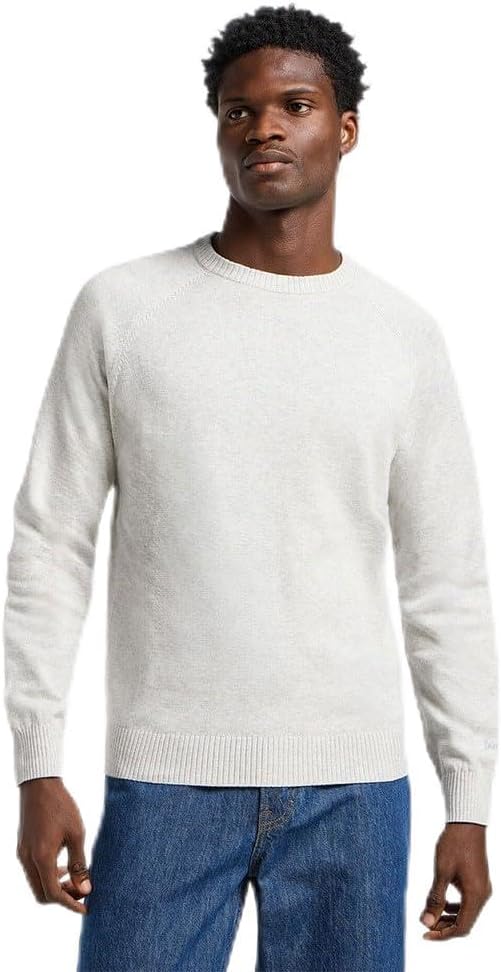 Lee Sweatshirt Clean Raglan Sweater — Sharp Grey Mel