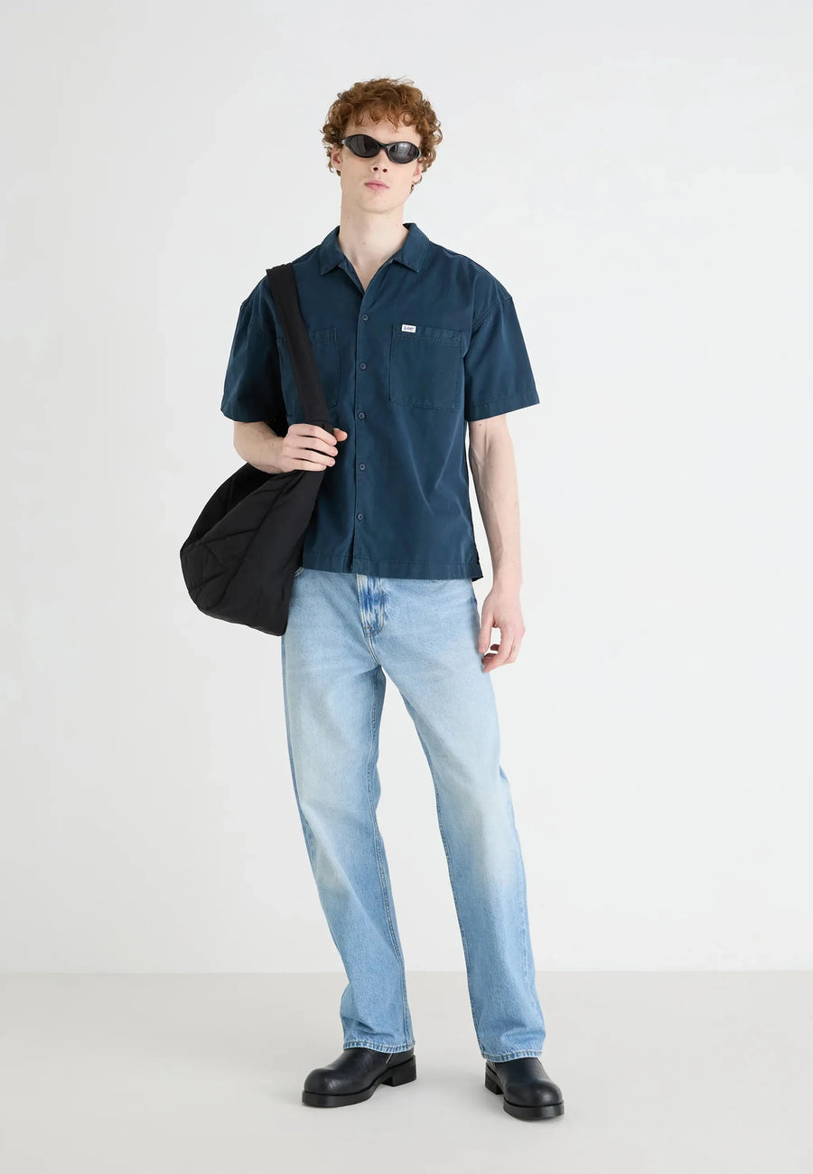 Lee Mechanic Shirt — Rivet Navy-LEE-Industrie