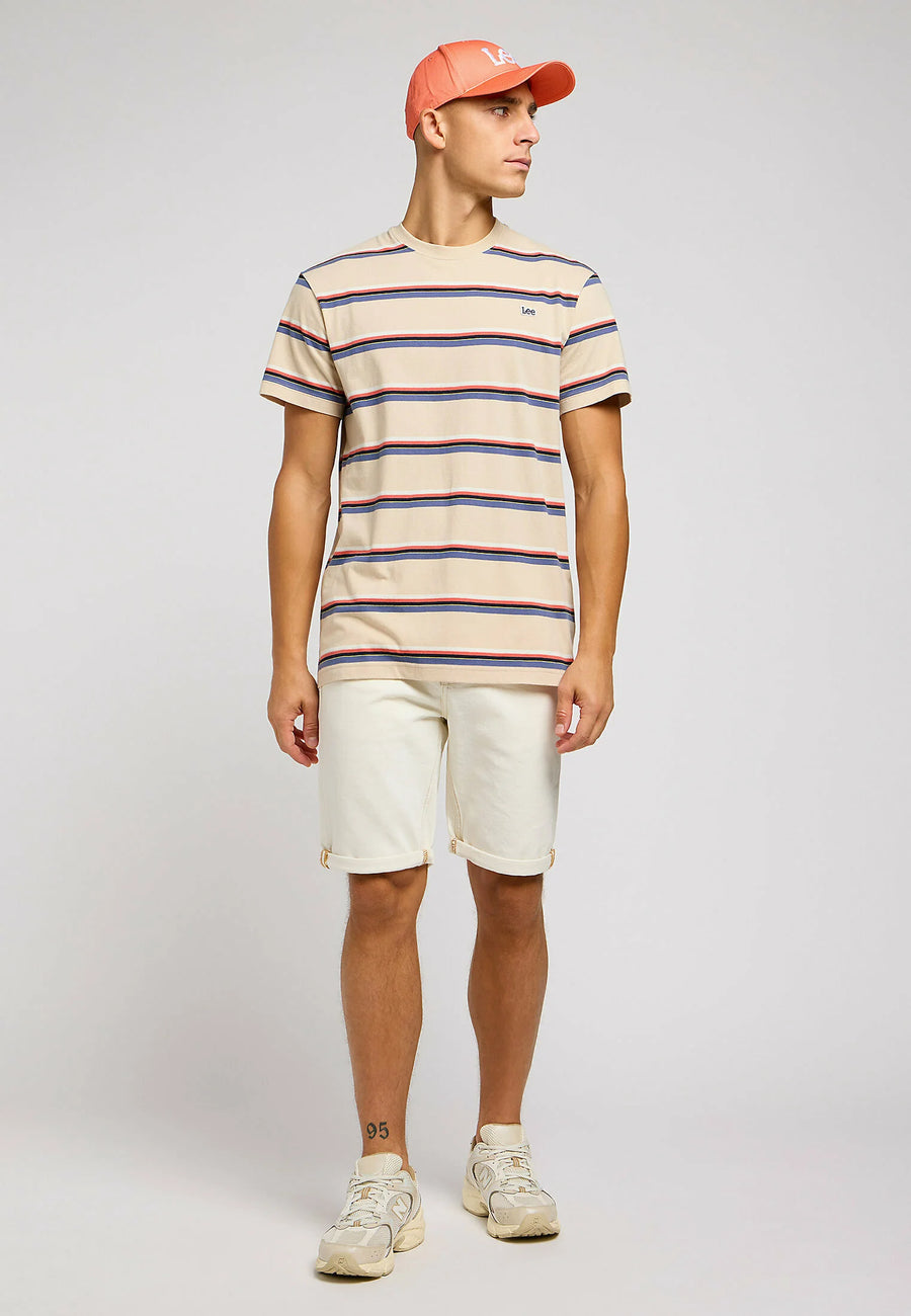 Lee Short 5-Pocket — Clean White