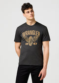 AMERICANA TEE FADED black wrangler 2