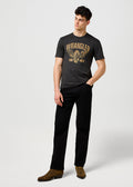 Wrangler Americana Tee Faded — Black